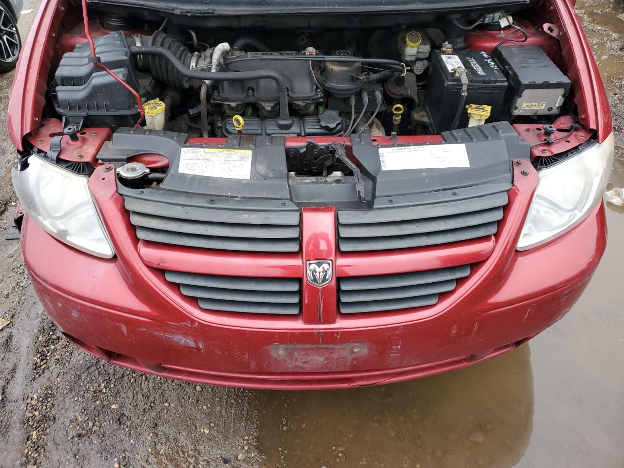 2006 Dodge Caravan VIN 2D4GP44L96R685378 Copart auction photo, front end / side damage thumbnail 12