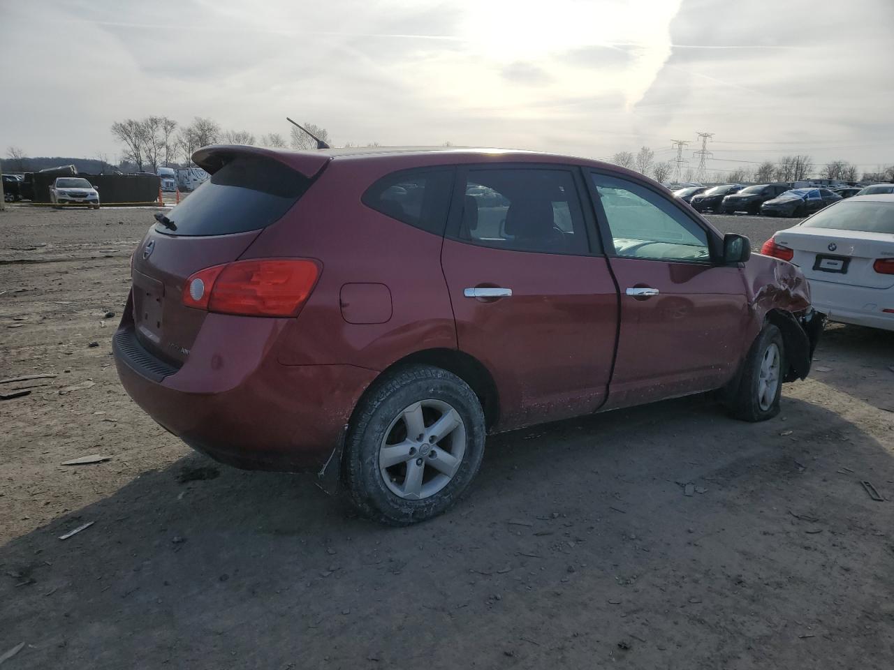 2010 Nissan Rogue VIN JN8AS5MV4AW122106 Copart auction photo, front end damage thumbnail 3