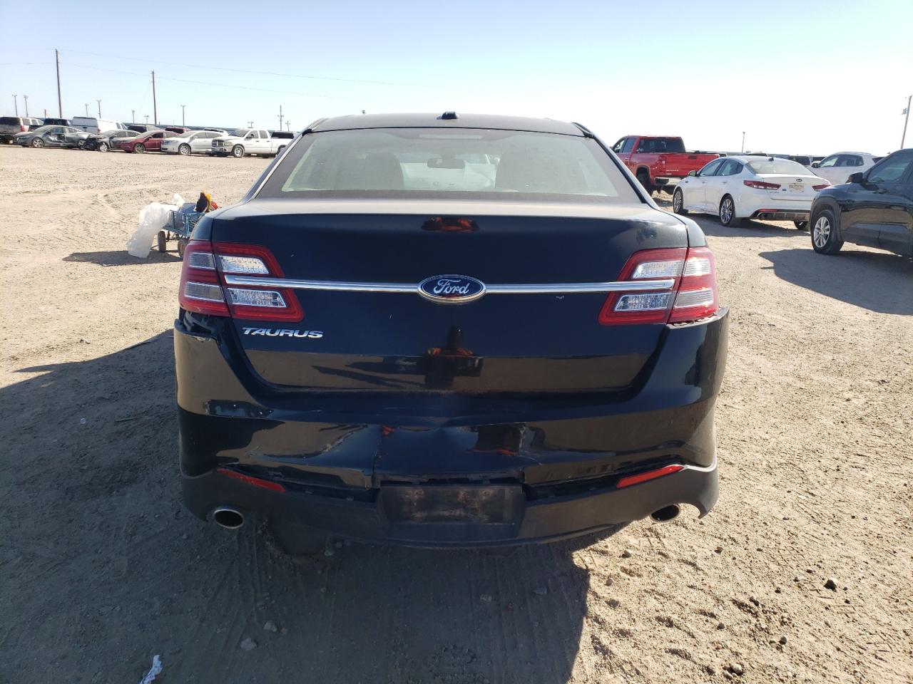 2014 Ford Taurus VIN 1FAHP2D87EG159273 Copart auction photo, front end / rear end damage thumbnail 6