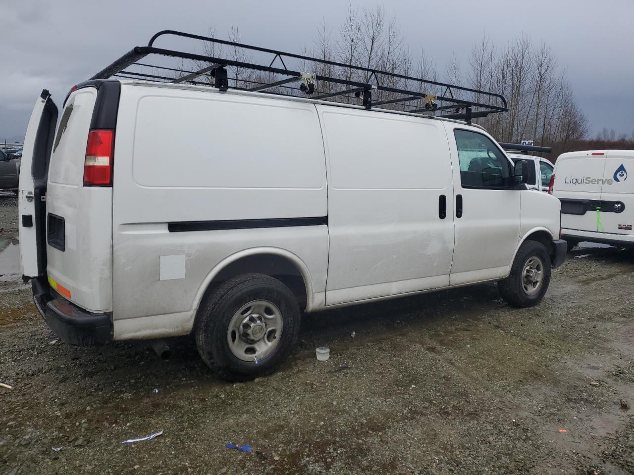 2011 Chevrolet Express VIN 1GCWGFCA7B1165487 Copart auction photo, rear end damage thumbnail 3