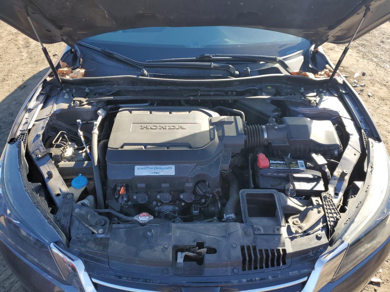 2015 Honda Accord VIN 1HGCR3F86FA033316 Copart auction photo, rear end / side damage thumbnail 11