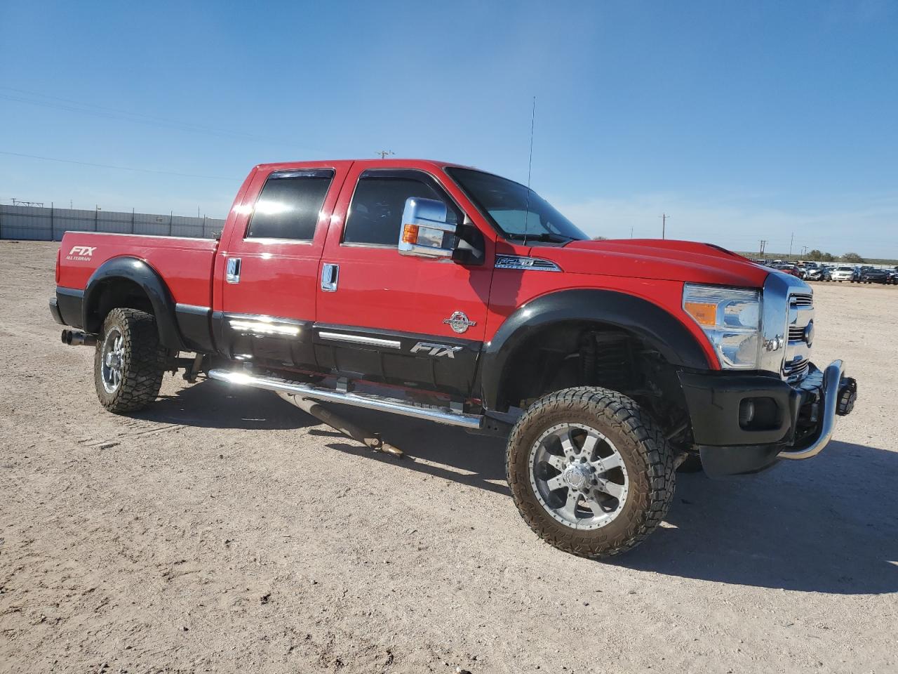 2015 Ford F250 VIN 1FT7W2BT2FEA36199 Copart auction photo, side damage thumbnail 4
