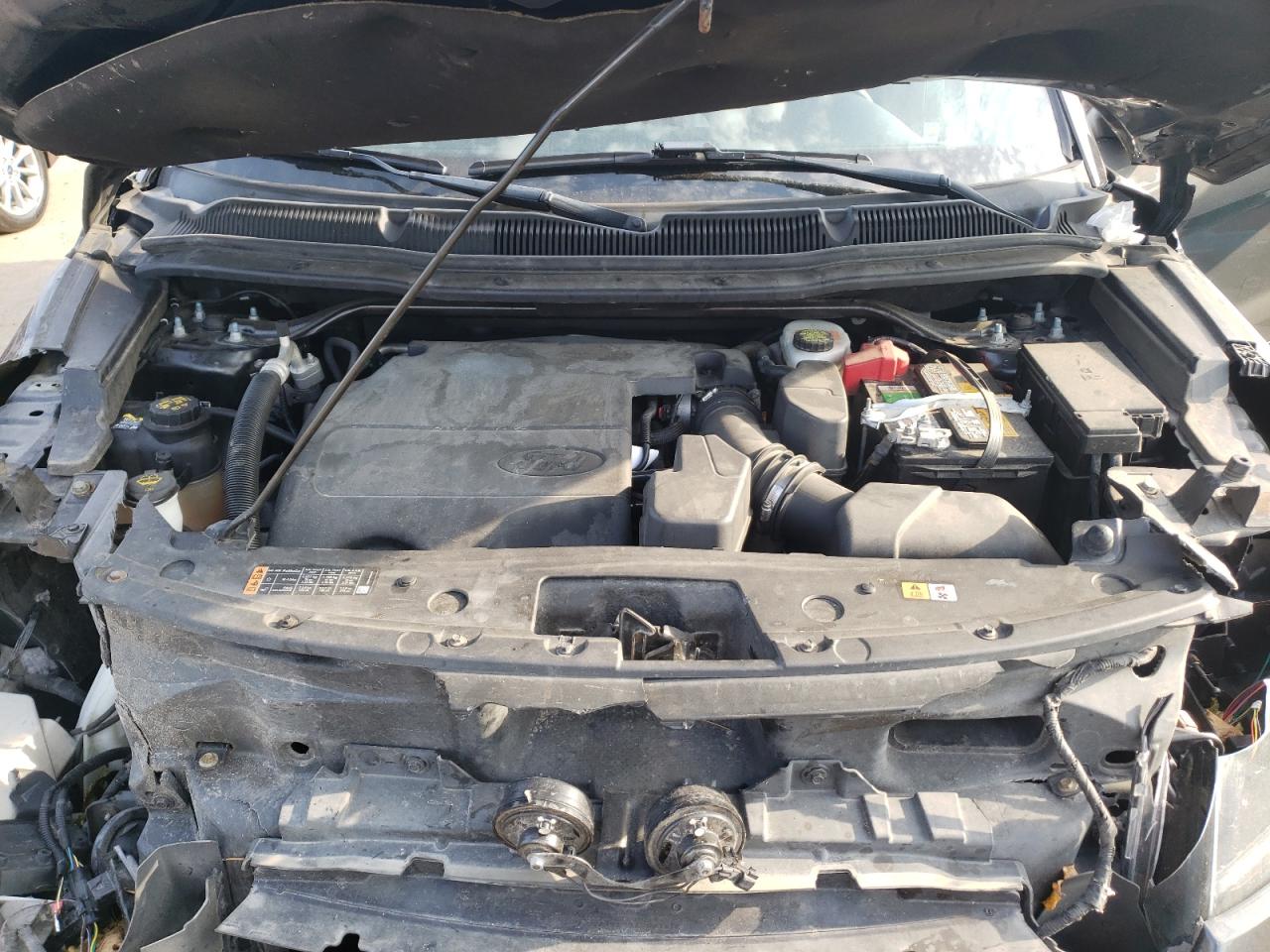 2017 Ford Explorer VIN 1FM5K7D80HGB78028 Copart auction photo, all over damage thumbnail 12