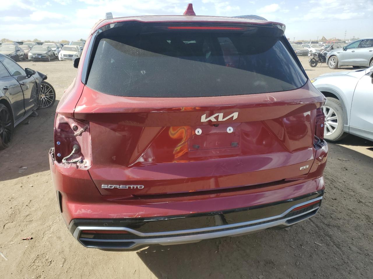 2023 KIA Sorento VIN 5XYRKDLF1PG239344 Copart auction photo, front end damage thumbnail 6