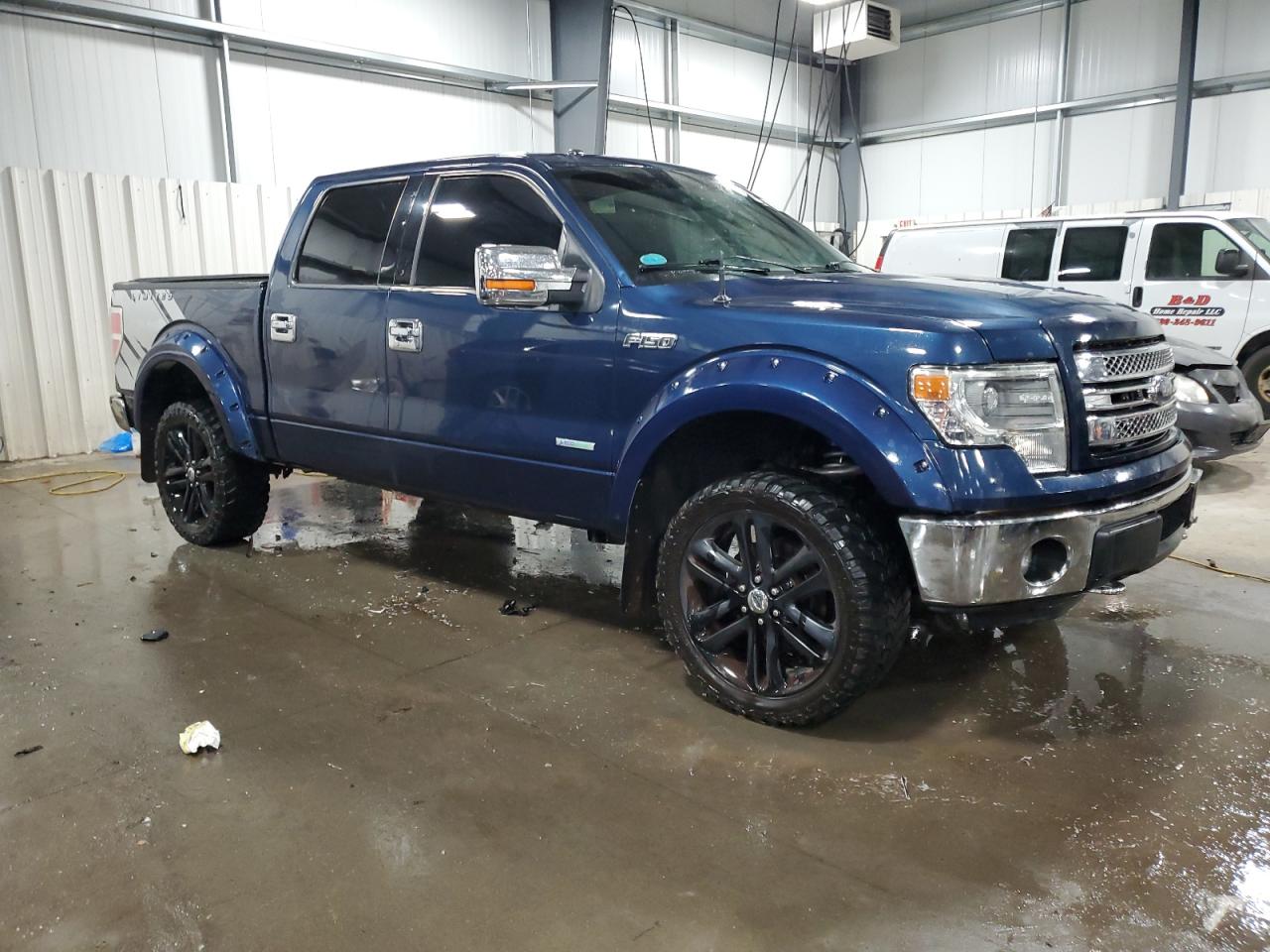 2014 Ford F-150 VIN 1FTFW1ET7EFA70214 Copart auction photo, front end / hail damage thumbnail 4