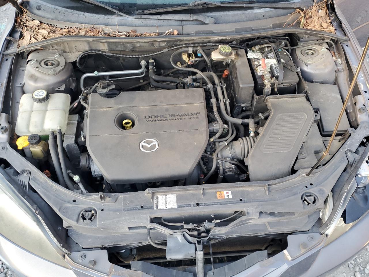 2008 Mazda 3 VIN JM1BK343X81854766 Copart auction photo, side / front end damage thumbnail 11