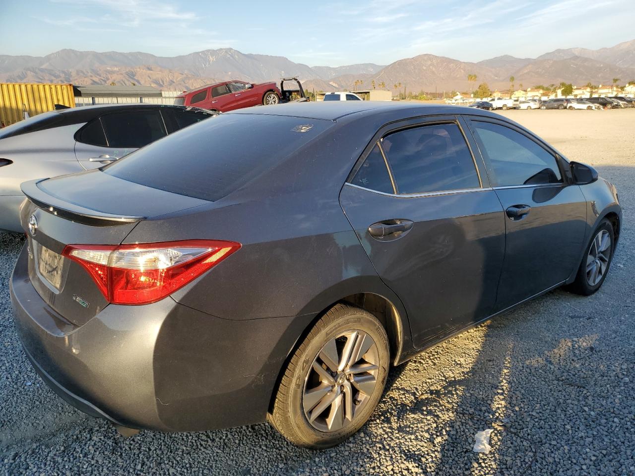 2014 Toyota Corolla VIN 2T1BPRHE3EC225230 Copart auction photo, front end / side damage thumbnail 3