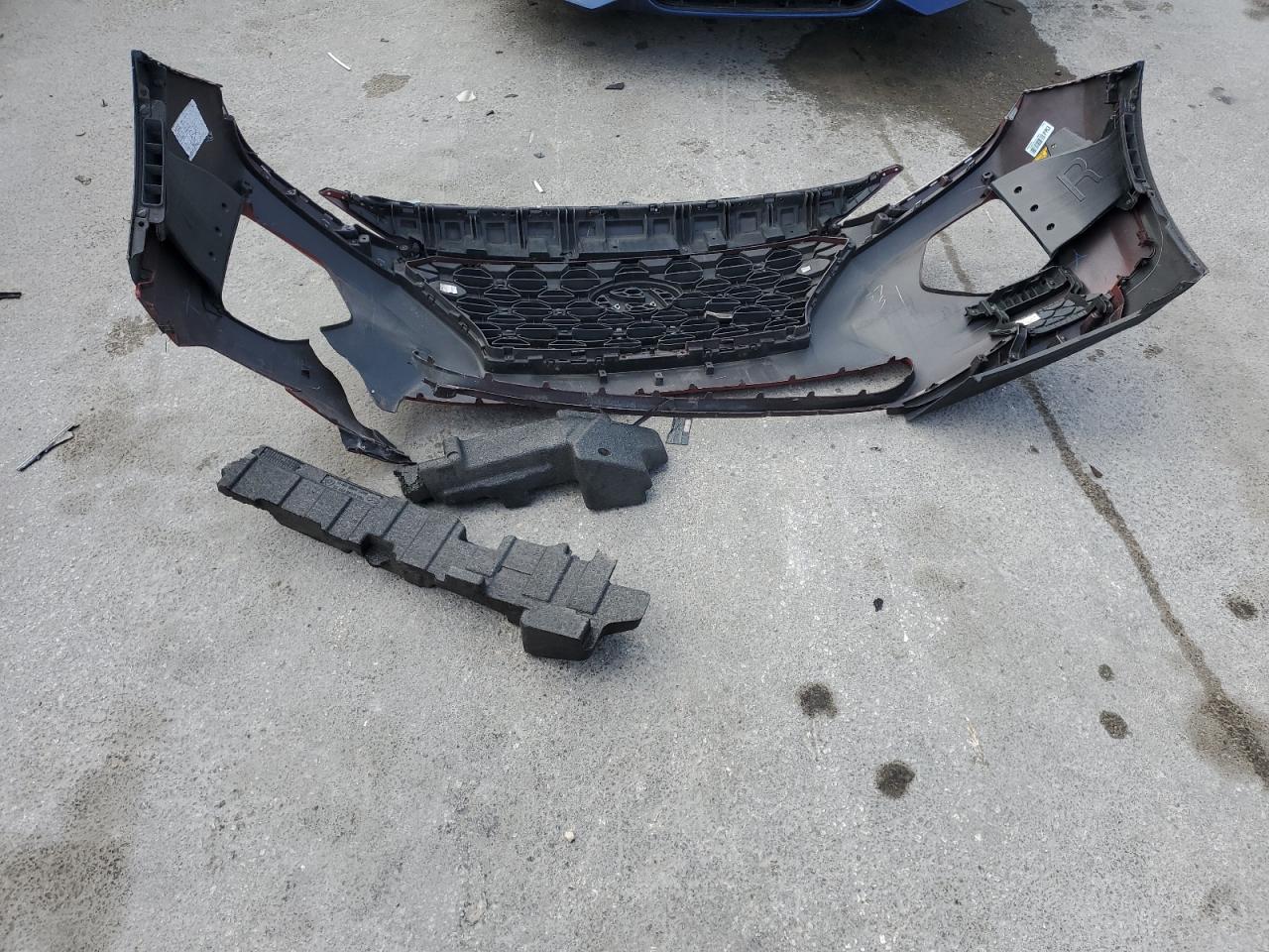 2019 Hyundai Santa Fe VIN 5NMS23AD2KH102179 Copart auction photo, front end / rear end damage thumbnail 13