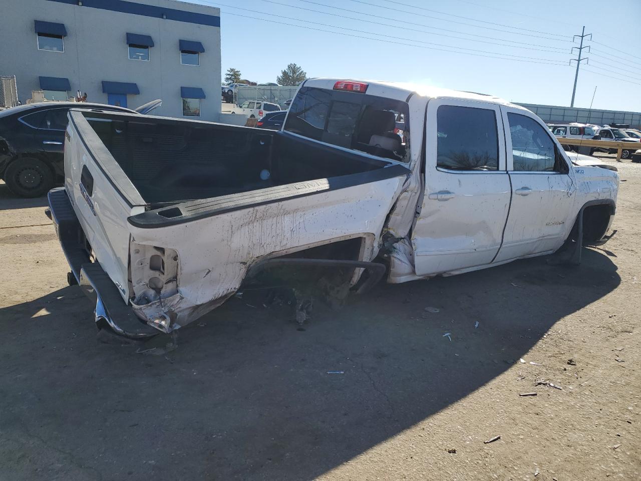 2017 GMC Sierra VIN 3GTU2MEC7HG297958 Copart auction photo, rollover damage thumbnail 3