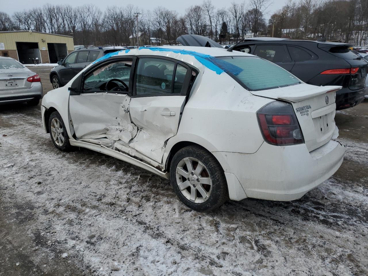 2012 Nissan Sentra VIN 3N1AB6APXCL641647 Copart auction photo, all over damage thumbnail 2
