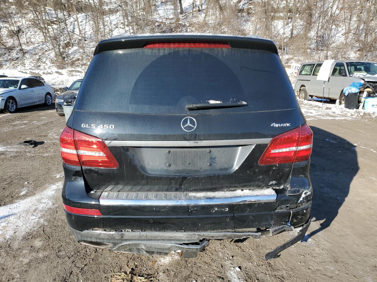 2018 Mercedes-Benz GLS-klasse VIN 4JGDF6EE8JB077935 Copart auction photo, rear end damage thumbnail 6