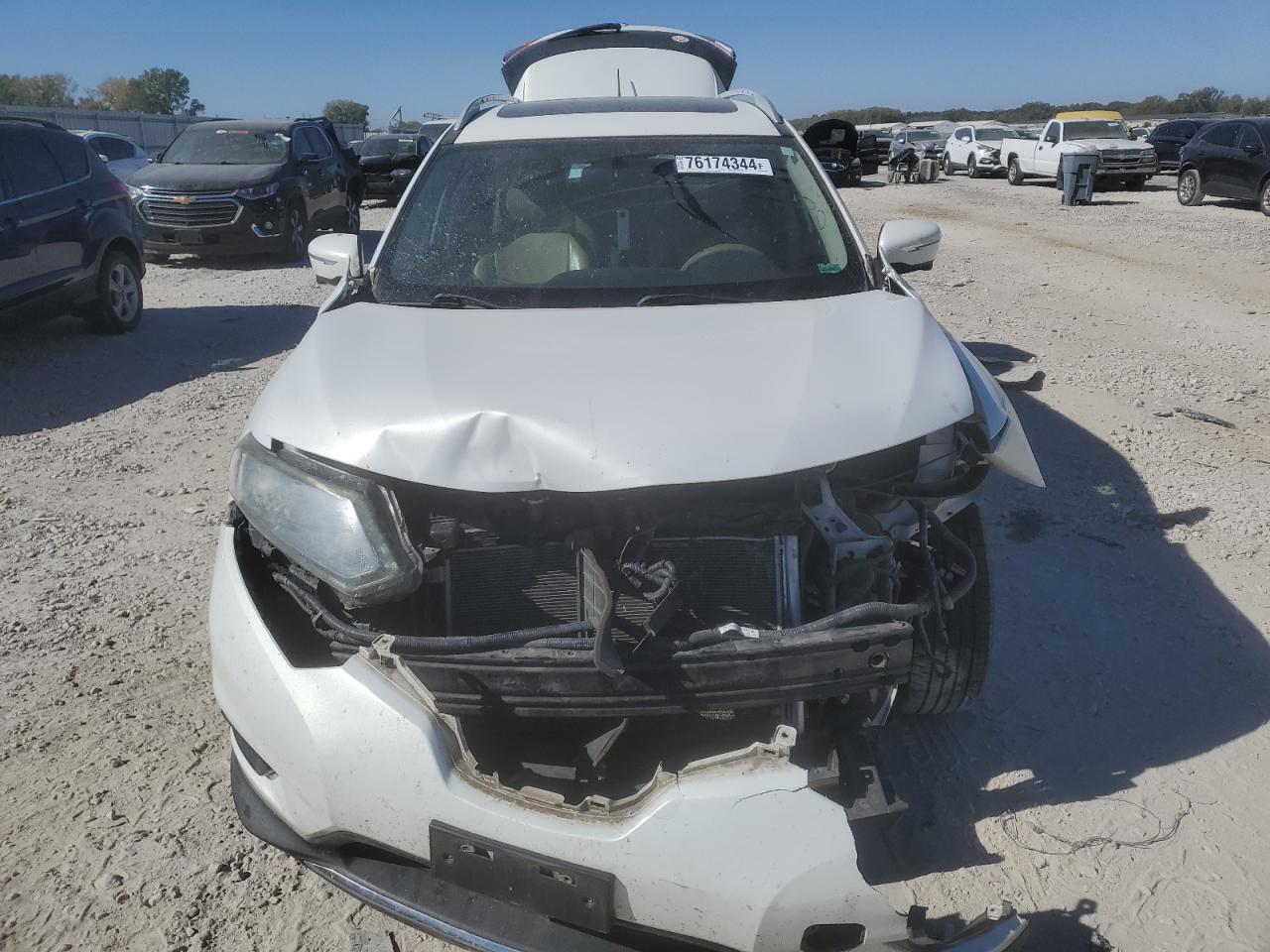 2014 Nissan Rogue VIN 5N1AT2MTXEC769702 Copart auction photo, front end damage thumbnail 5