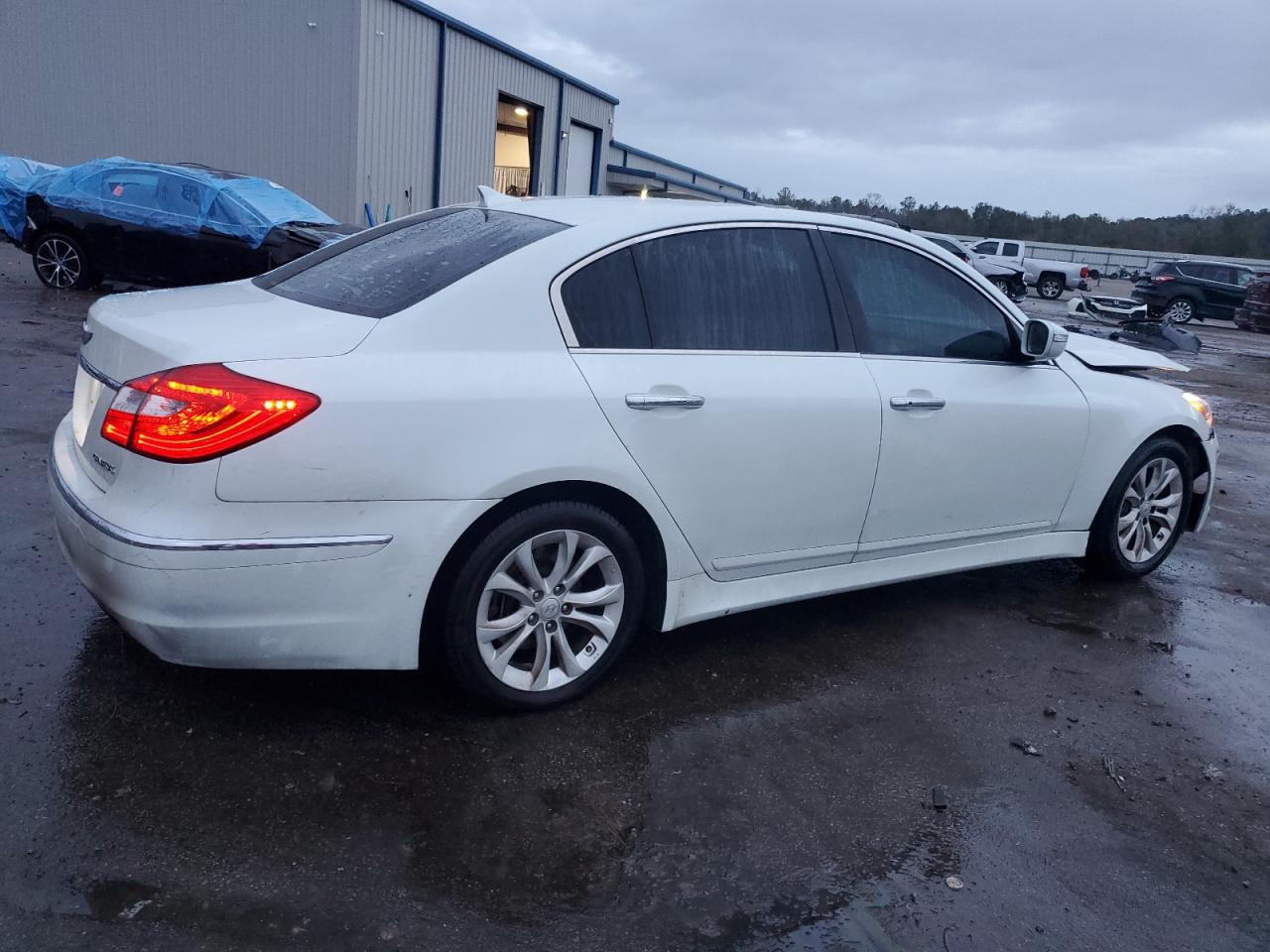 2012 Hyundai Genesis VIN KMHGC4DD7CU207665 Copart auction photo, front end damage thumbnail 3