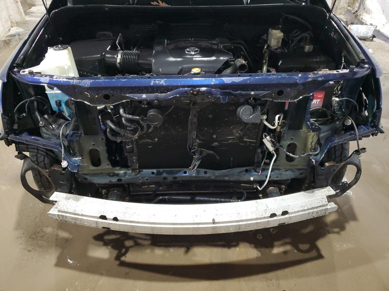 2013 Toyota Tundra VIN 5TFUM5F12DX048454 Copart auction photo, front end damage thumbnail 11