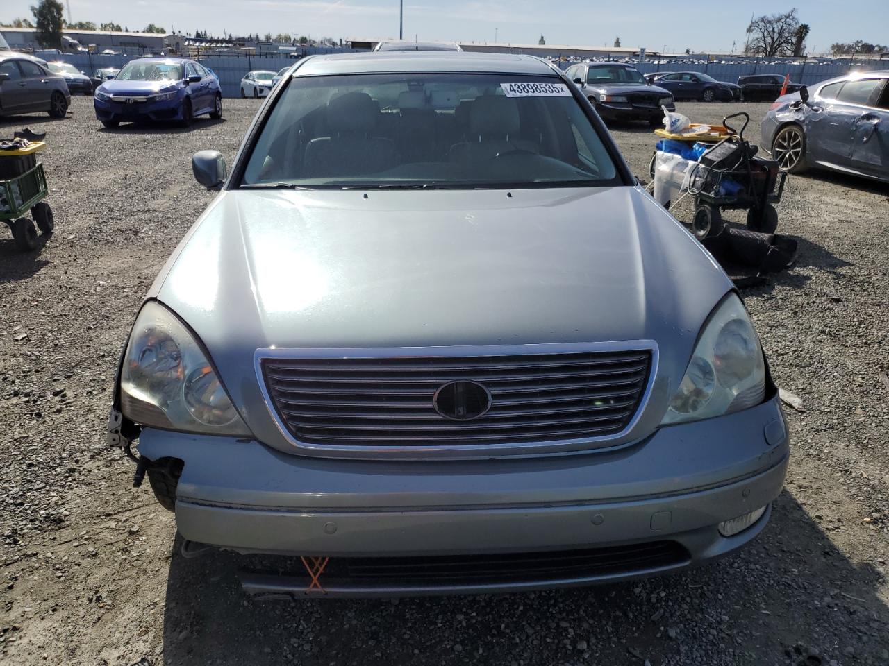 2001 Lexus LS VIN JTHBN30F910010574 Copart auction photo, side / front end damage thumbnail 5
