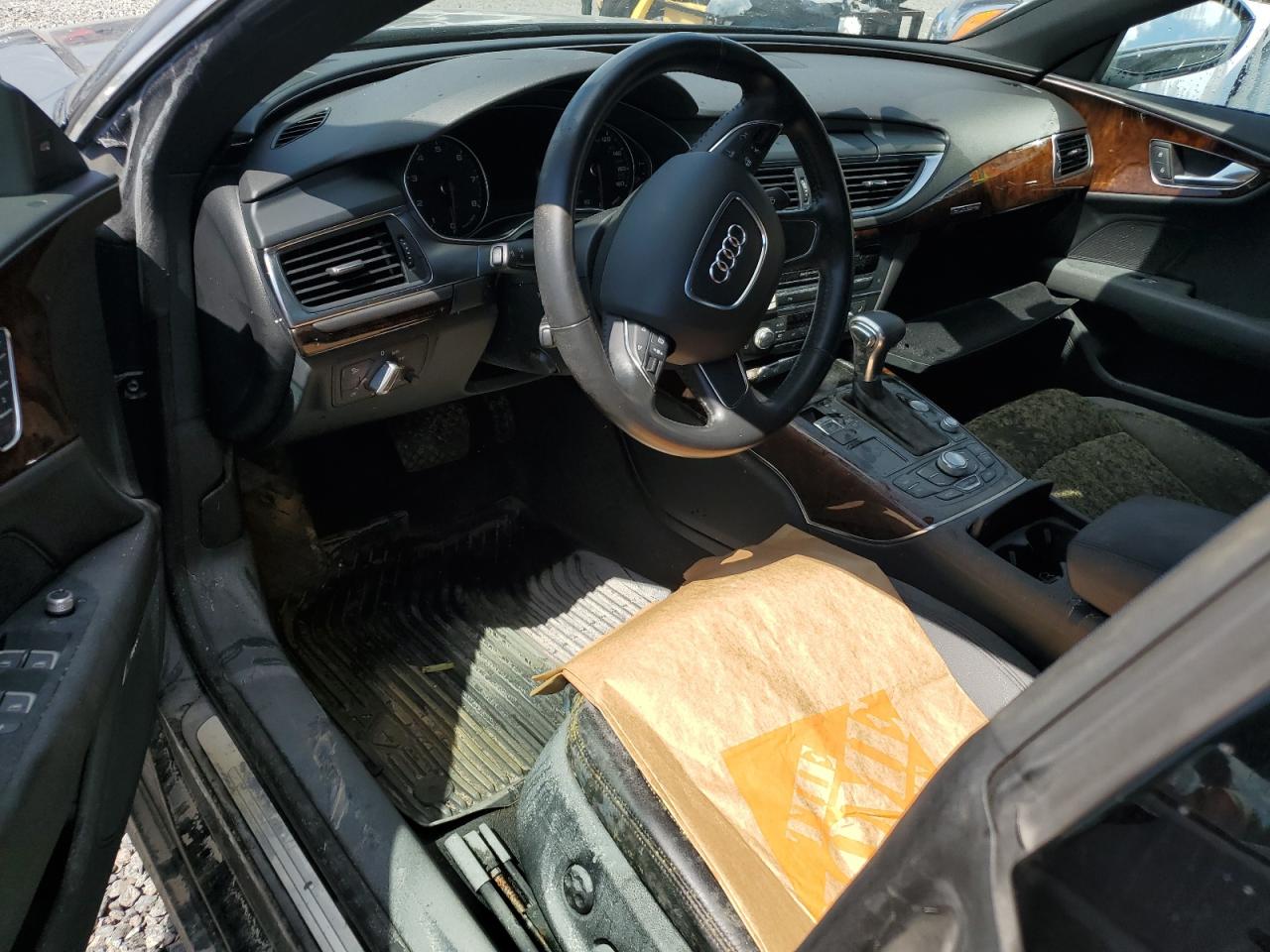 2014 Audi A7 VIN WAU2GAFC3EN016714 Copart auction photo, water/flood damage thumbnail 8