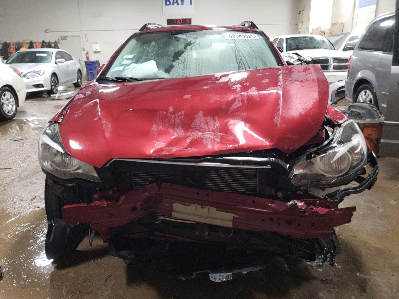 2015 Subaru Impreza VIN JF1GPAZ60F8232072 Copart auction photo, front end / side damage thumbnail 5