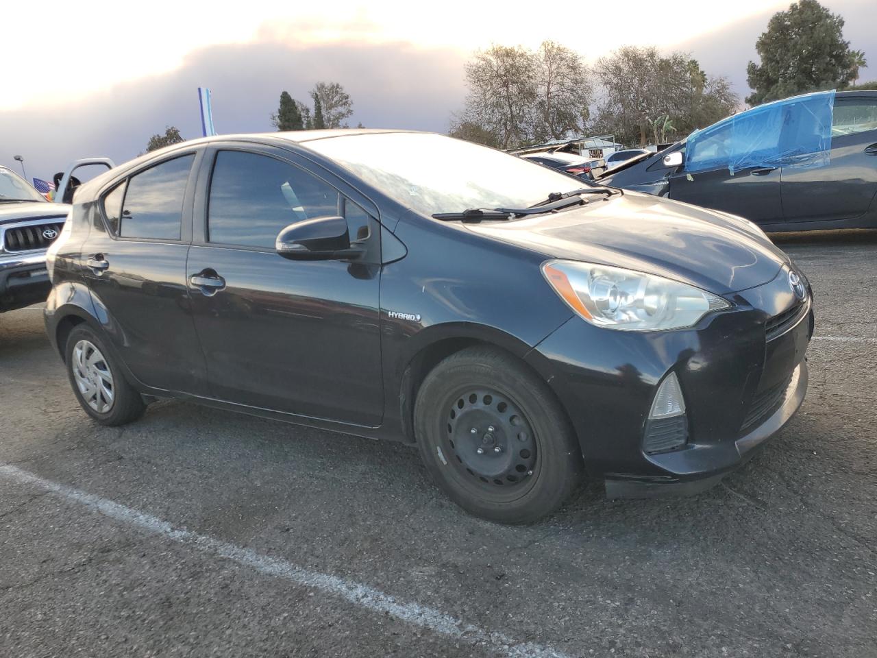 2014 Toyota Prius VIN JTDKDTB35E1075493 Copart auction photo, all over damage thumbnail 4