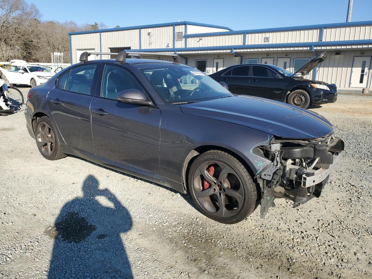 2017 Alfa Romeo Giulia VIN ZARFAEENXH7556284 Copart auction photo, front end damage thumbnail 4