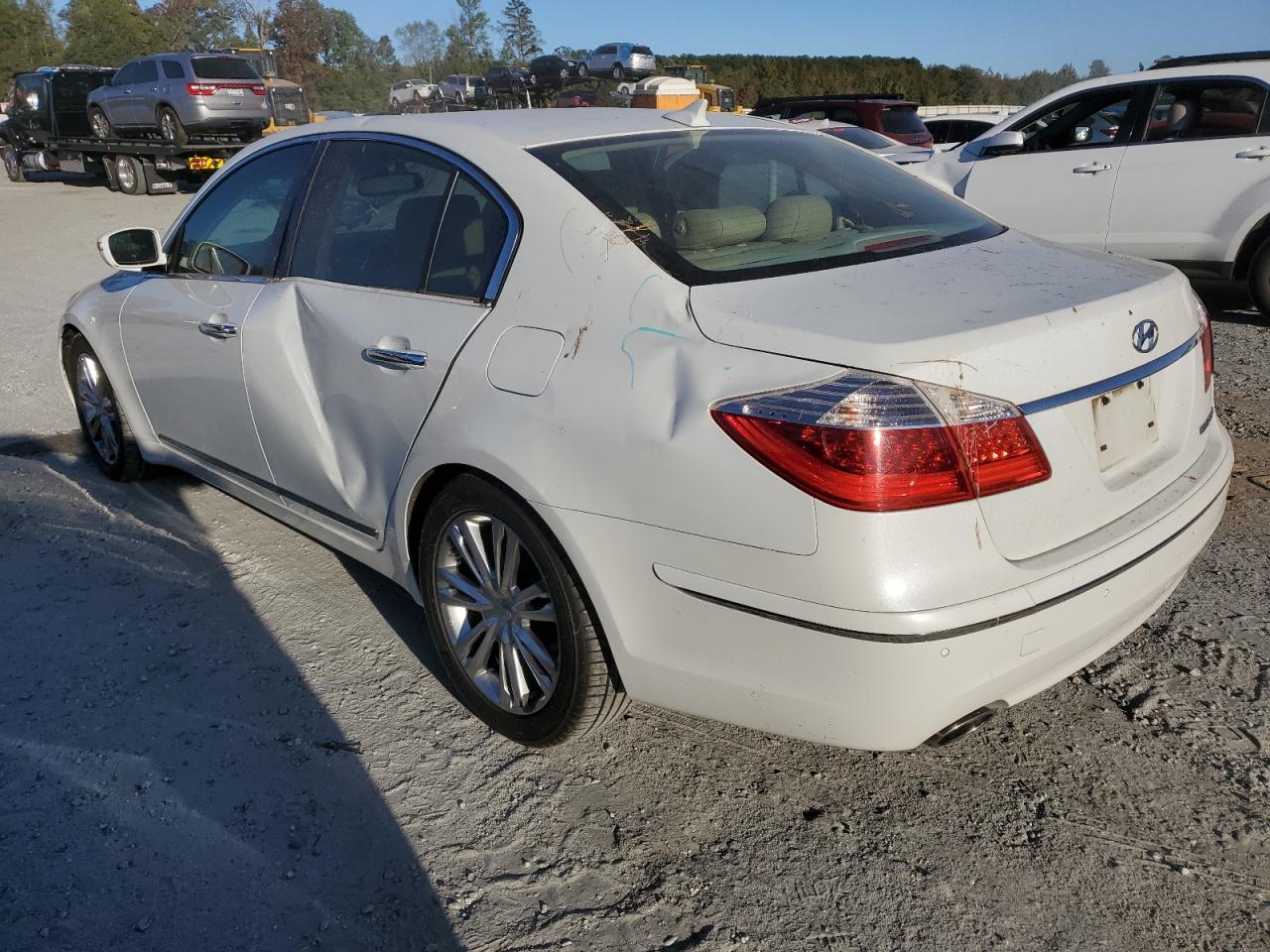 2010 Hyundai Genesis VIN KMHGC4DF0AU109673 Copart auction photo, top/roof damage thumbnail 2