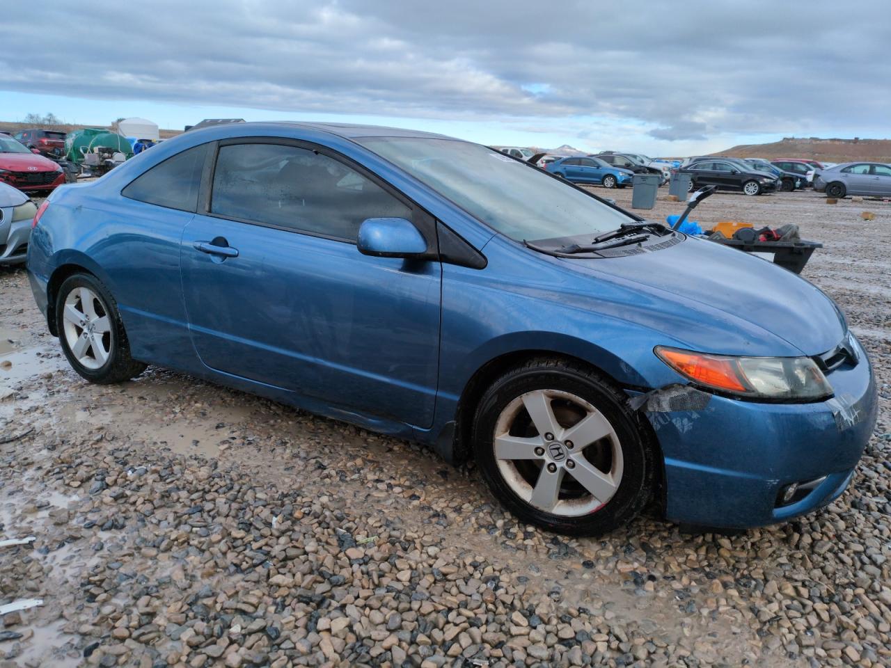 2007 Honda Civic VIN 2HGFG12877H561513 Copart auction photo, front end damage thumbnail 4