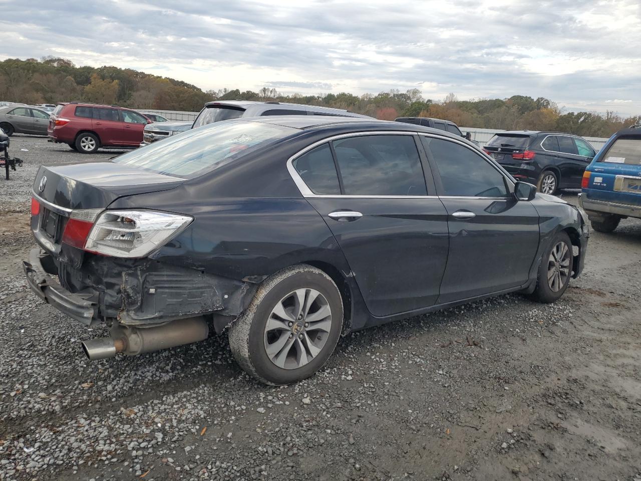 2013 Honda Accord VIN 1HGCR2F39DA130540 Copart auction photo, all over damage thumbnail 3