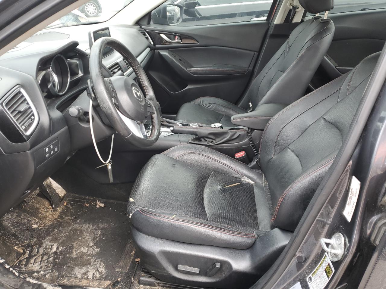 2014 Mazda 3 VIN JM1BM1W31E1142489 Copart auction photo, hail damage thumbnail 7