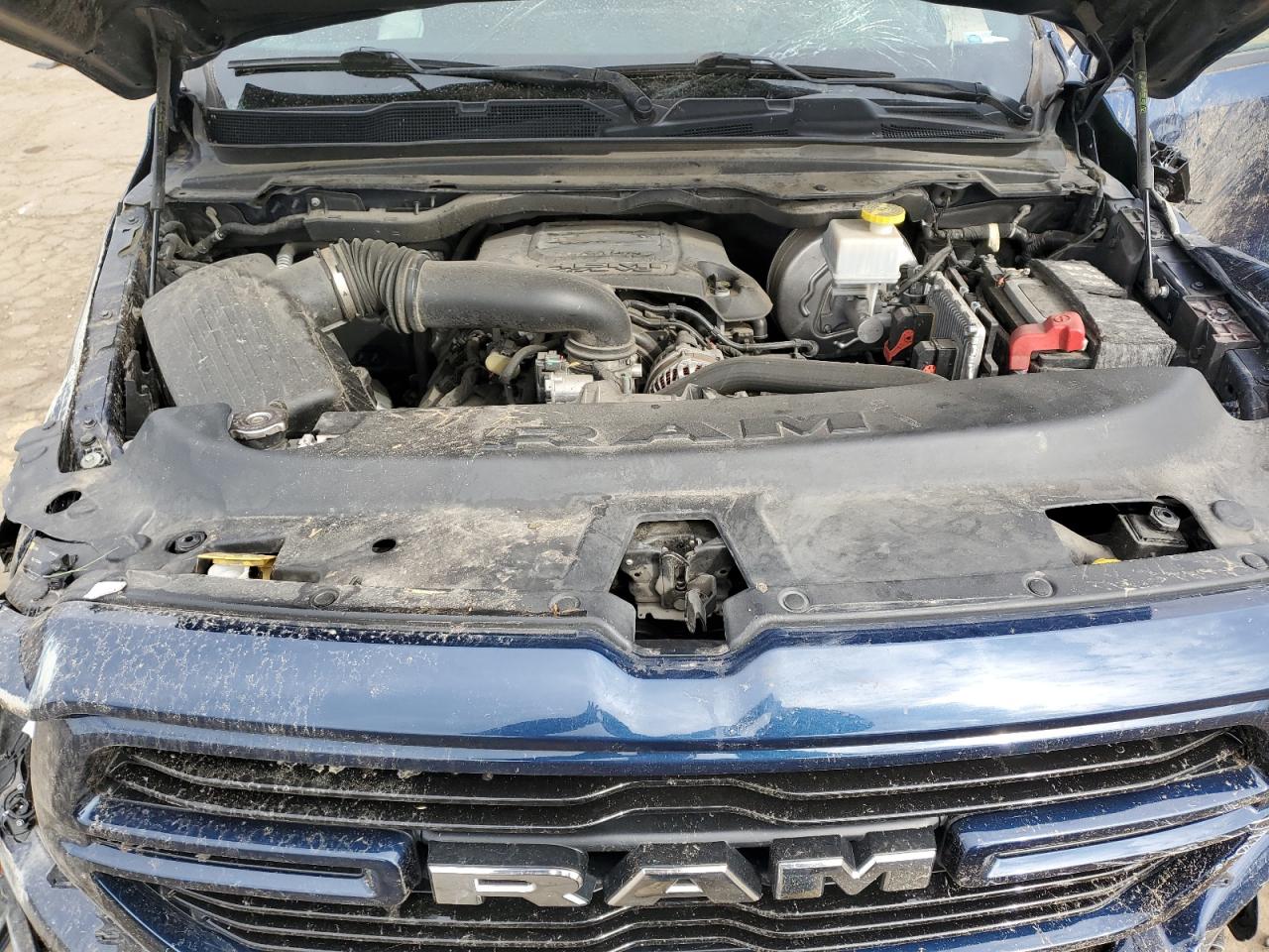2019 RAM 1500 VIN 1C6SRFFT7KN890710 Copart auction photo, all over damage thumbnail 11