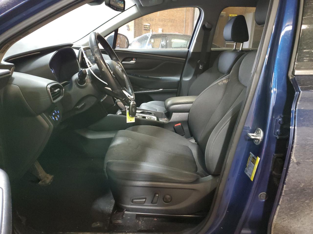 2019 Hyundai Santa Fe VIN 5NMS3CAD1KH019484 Copart auction photo, front end / side damage thumbnail 7
