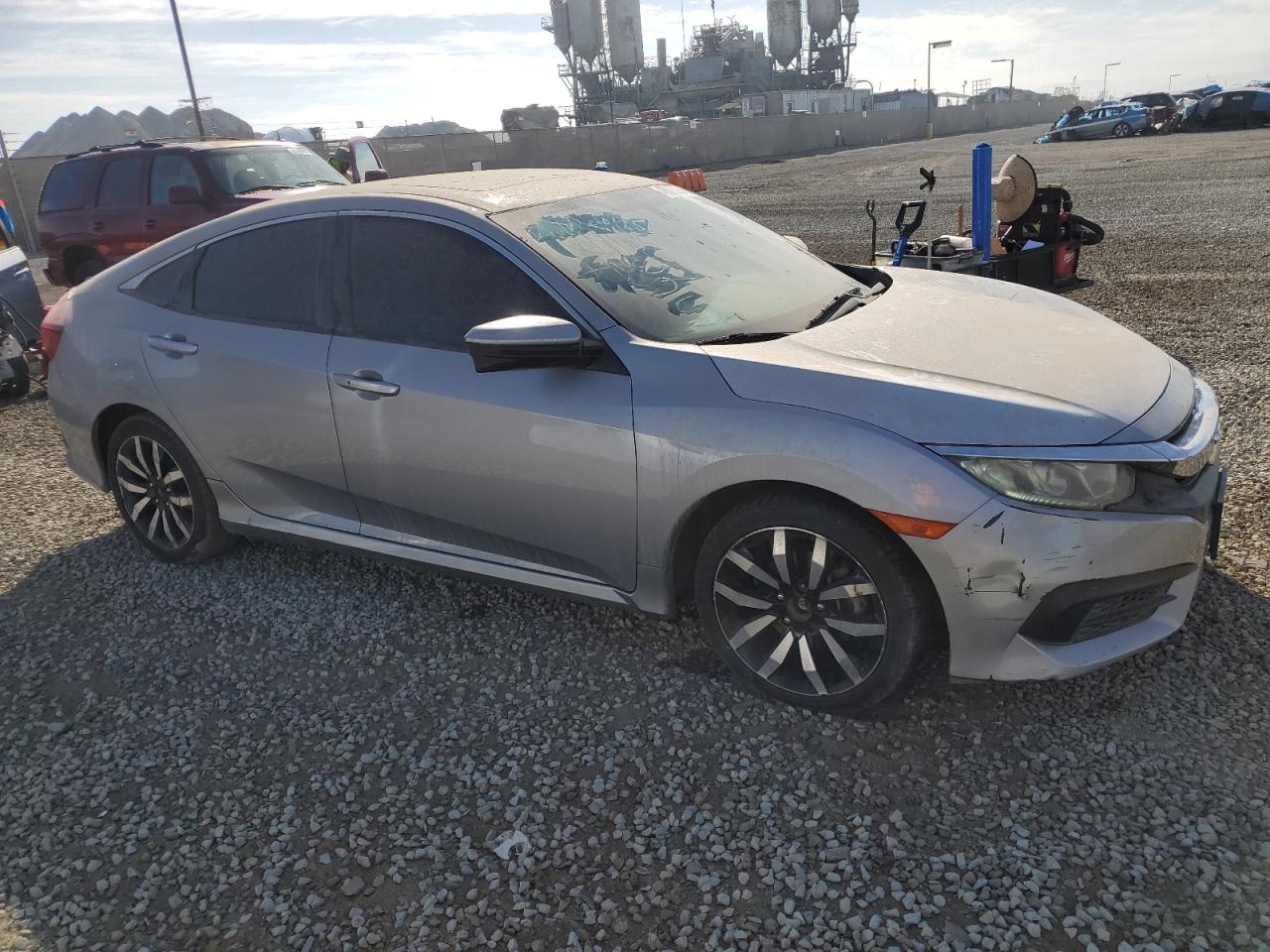 2016 Honda Civic VIN 2HGFC2F73GH550592 Copart auction photo, front end damage thumbnail 4