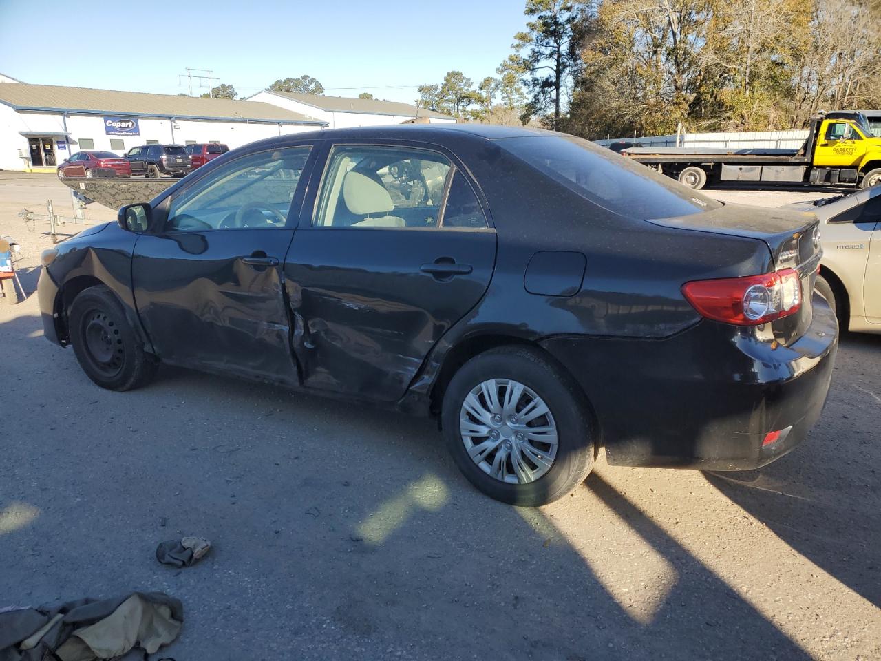 2011 Toyota Corolla VIN 2T1BU4EE4BC740779 Copart auction photo, side / front end damage thumbnail 2