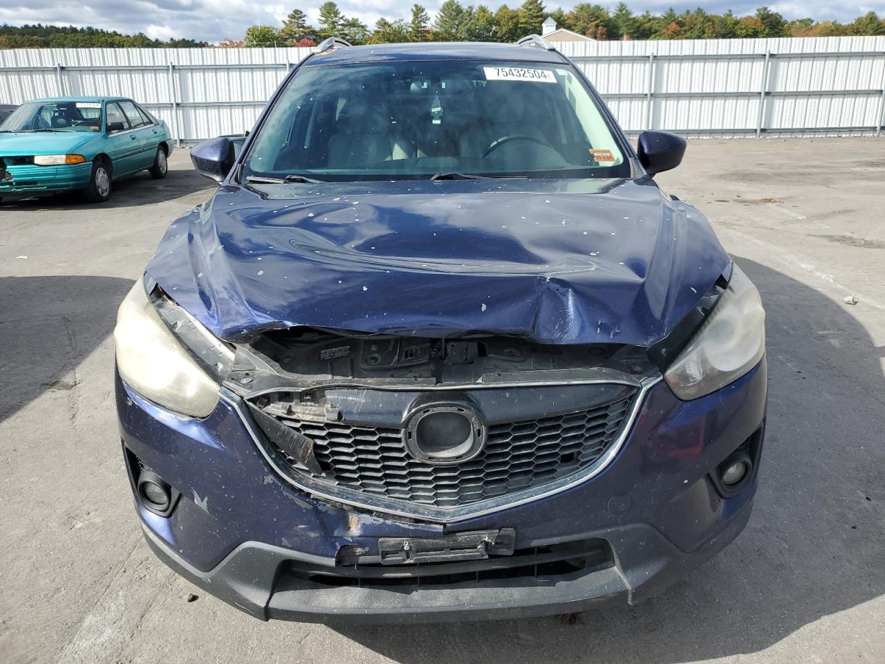 2013 Mazda CX-5 VIN JM3KE2DE3D0142786 Copart auction photo, front end damage thumbnail 5
