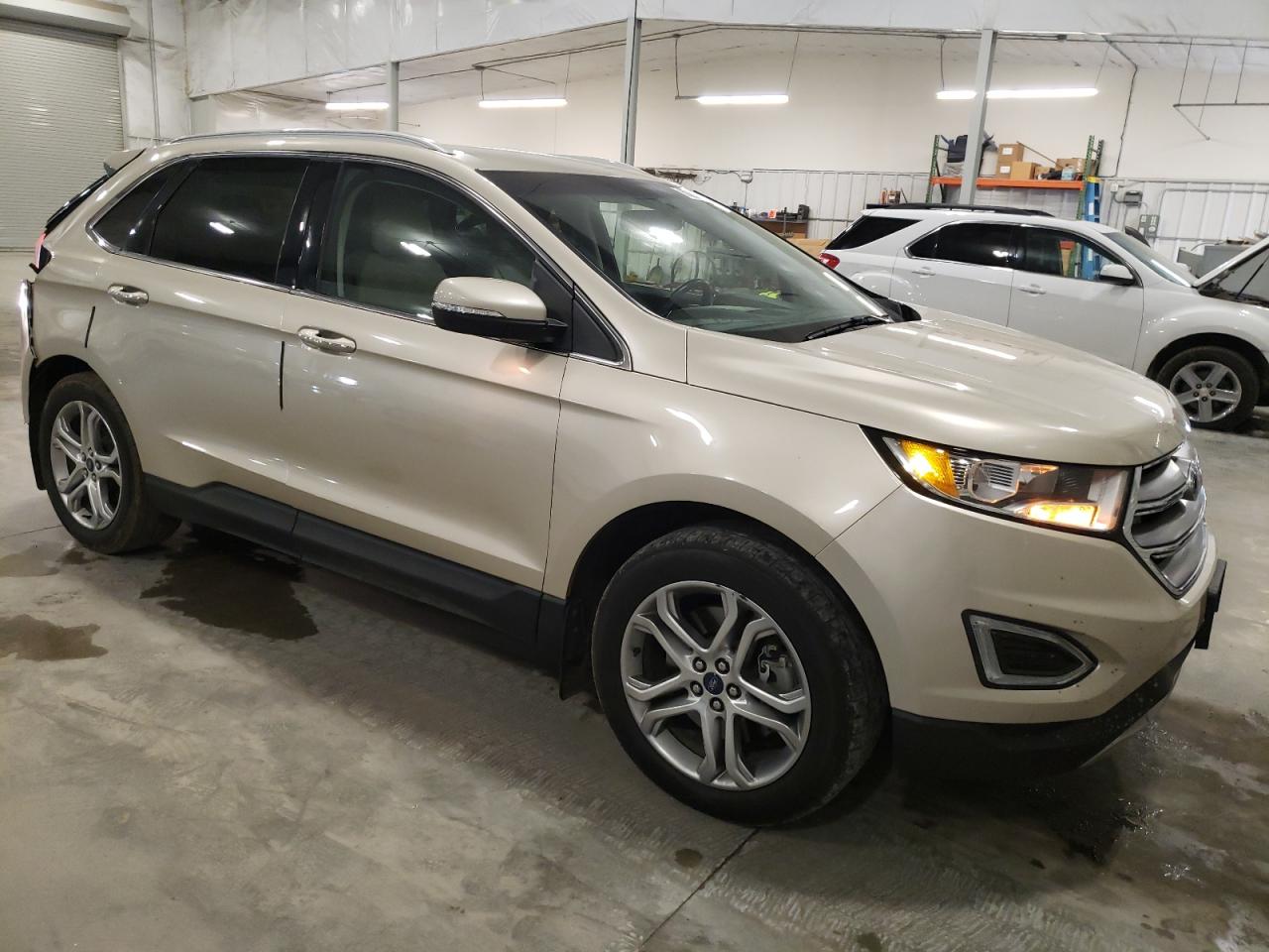 2017 Ford Edge VIN 2FMPK4K94HBB76289 Copart auction photo, rear end damage thumbnail 4