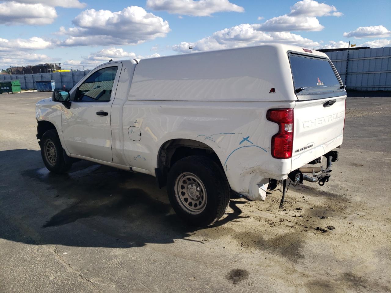 2023 Chevrolet Silverado VIN 3GCNAAEK3PG351820 Copart auction photo, all over damage thumbnail 2