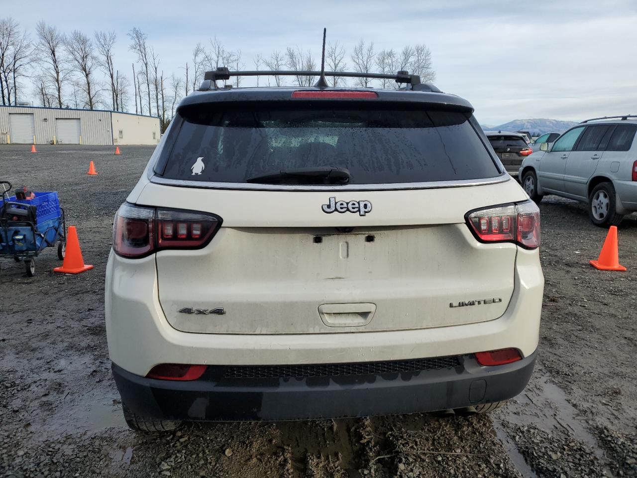 2020 Jeep Compass VIN 3C4NJDCB3LT160503 Copart auction photo, front end damage thumbnail 6