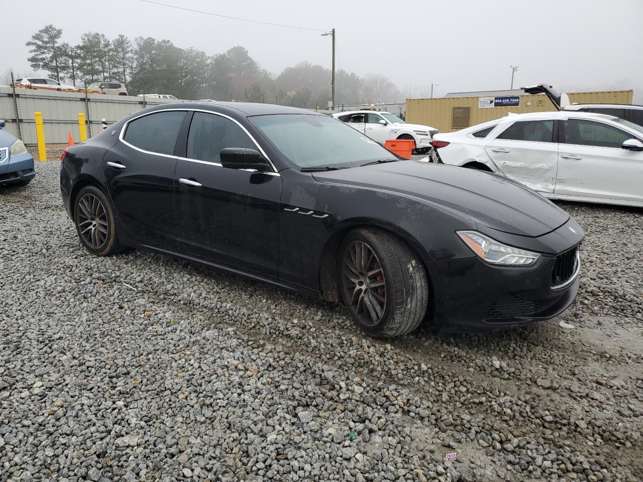 2015 Maserati Ghibli VIN ZAM57RTA5F1143258 Copart auction photo, minor dent/scratches damage thumbnail 4