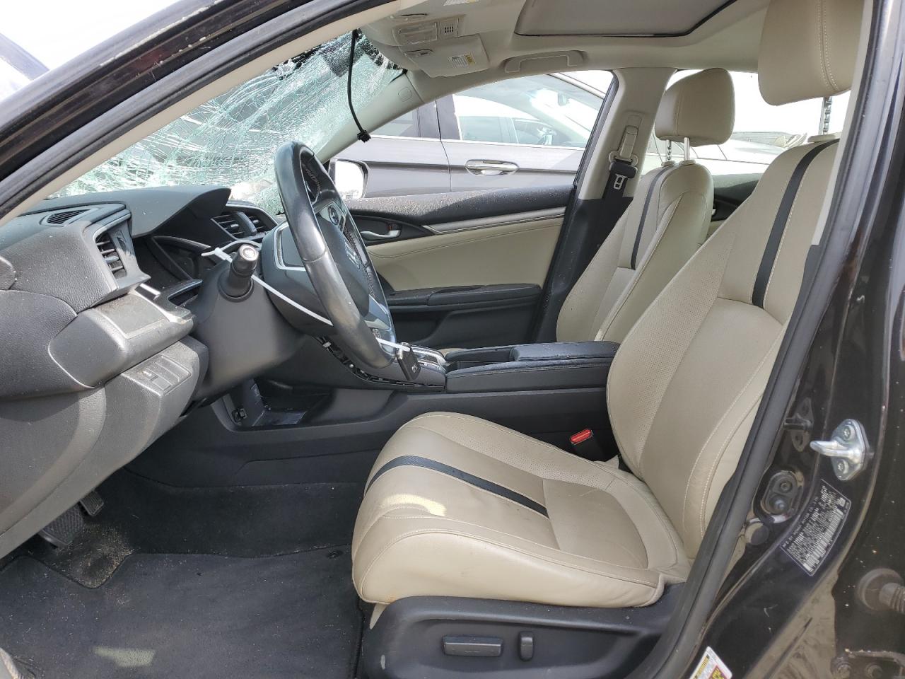 2018 Honda Civic VIN JHMFC1F72JX026554 Copart auction photo, top/roof damage thumbnail 7