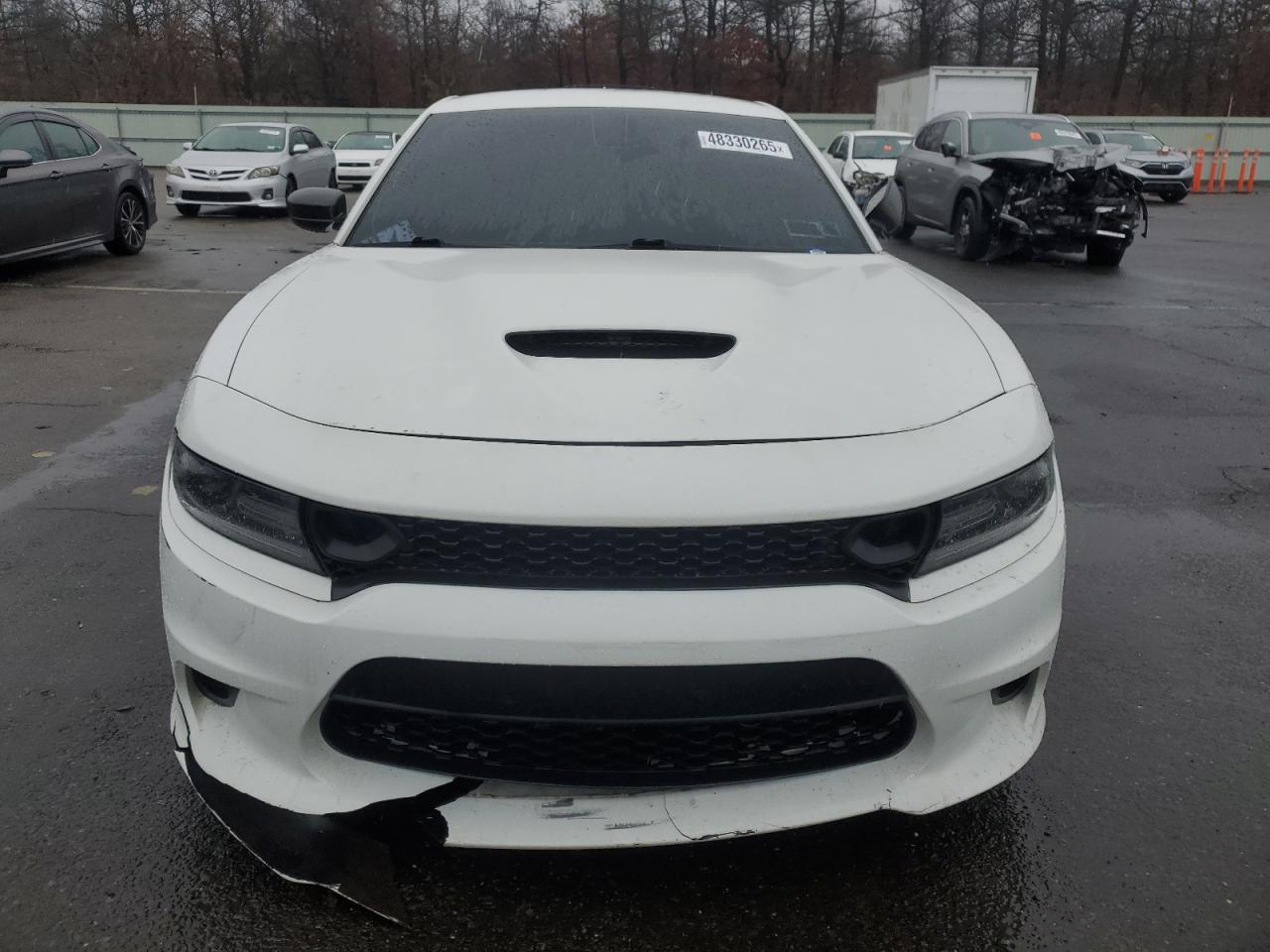 2019 Dodge Charger VIN 2C3CDXGJ9KH546713 Copart auction photo, front end / rear end damage thumbnail 5
