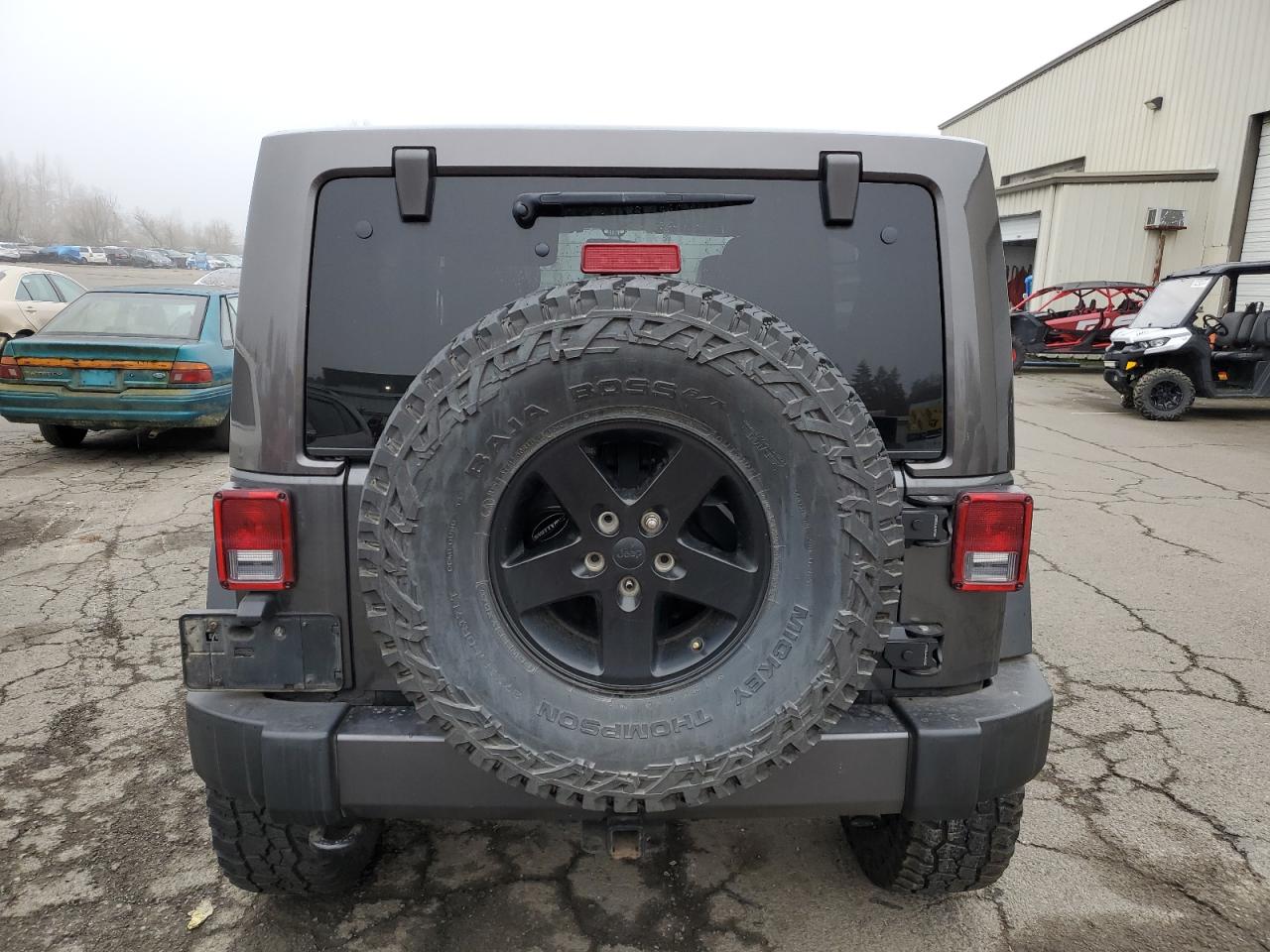 2017 Jeep Wrangler VIN 1C4BJWDG8HL644081 Copart auction photo, all over damage thumbnail 6