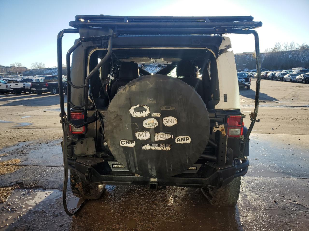 2017 Jeep Wrangler VIN 1C4AJWAG4HL634888 Copart auction photo, rollover damage thumbnail 6