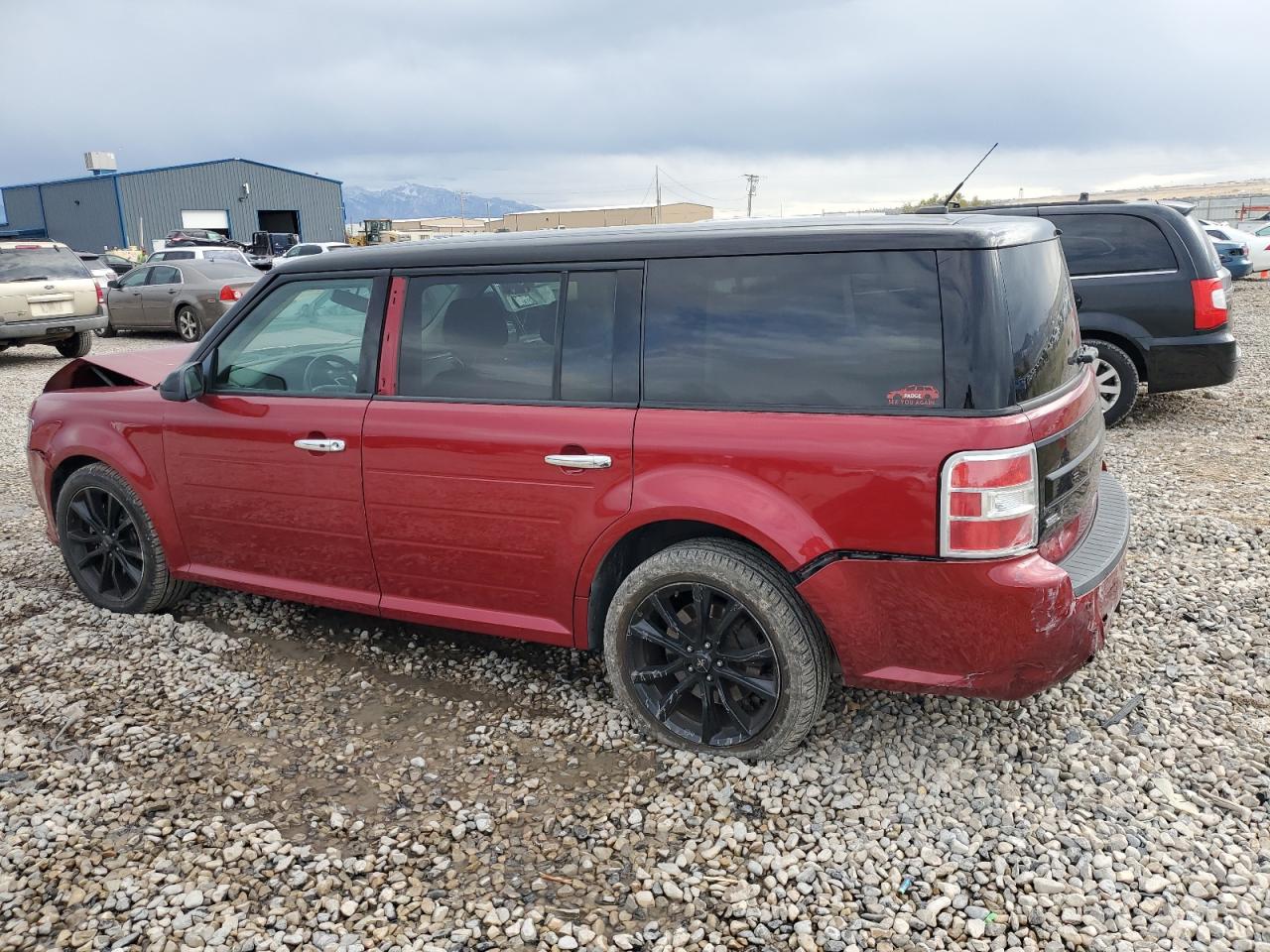 2016 Ford Flex VIN 2FMGK5C83GBA00568 Copart auction photo, front end / rear end damage thumbnail 2