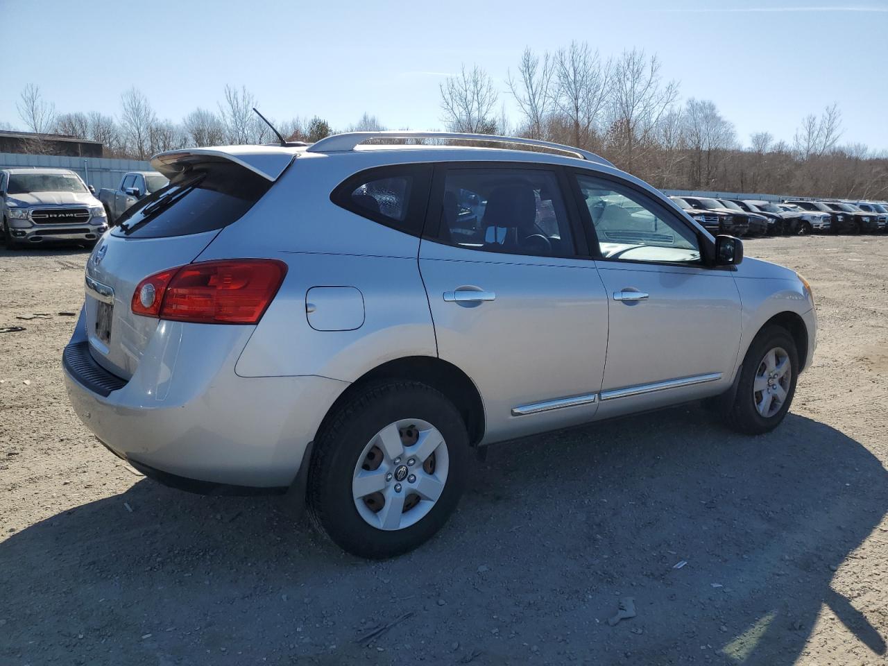 2015 Nissan Rogue VIN JN8AS5MTXFW160865 Copart auction photo, rear end / side damage thumbnail 3
