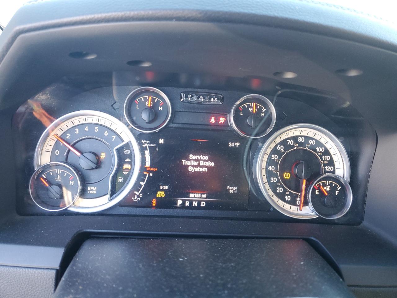 2016 RAM 1500 VIN 1C6RR7NT2GS408336 Copart auction photo, front end damage thumbnail 9