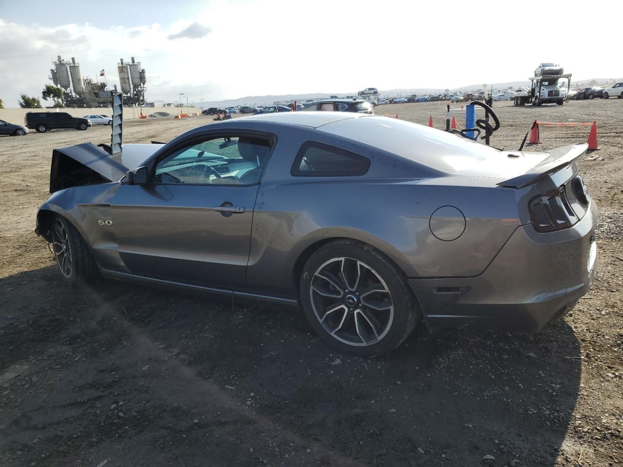 2013 Ford Mustang VIN 1ZVBP8CFXD5237815 Copart auction photo, front end damage thumbnail 2