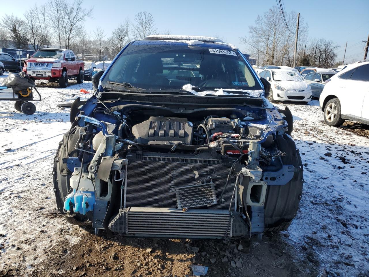 2019 Mitsubishi Eclipse VIN JA4AT4AA6KZ010955 Copart auction photo, front end / side damage thumbnail 5