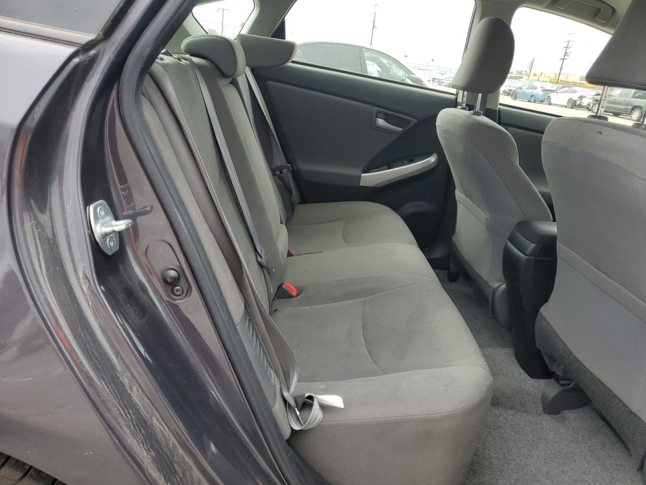 2014 Toyota Prius VIN JTDKN3DUXE0369996 Copart auction photo, burn damage thumbnail 10