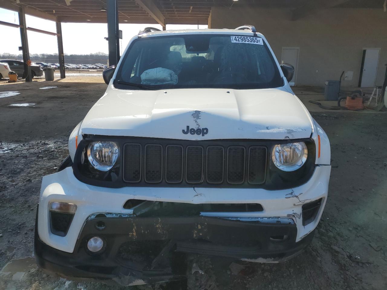 2021 Jeep Renegade VIN ZACNJCBB5MPM48119 Copart auction photo, front end / undercarriage damage thumbnail 5