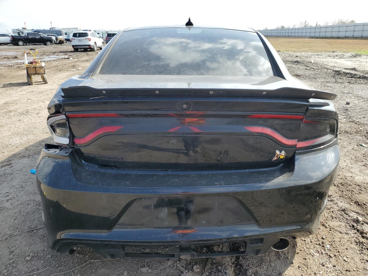 2019 Dodge Charger VIN 2C3CDXGJ6KH603126 Copart auction photo, front end / side damage thumbnail 6