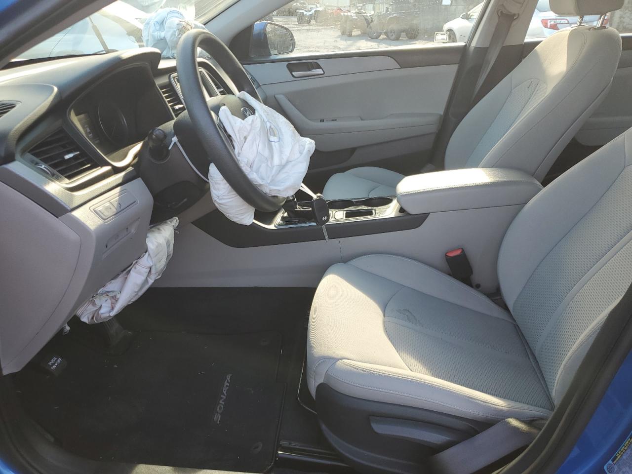 2019 Hyundai Sonata VIN 5NPE24AF3KH740092 Copart auction photo, front end / minor dent/scratches damage thumbnail 7
