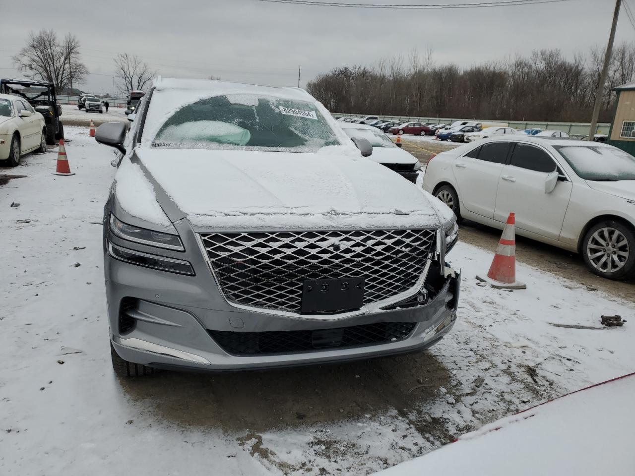 2024 Genesis Gv80 VIN KMUHBDSBXRU172784 Copart auction photo, front end damage thumbnail 5